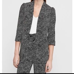 NWT Spotted Open-front Blazer